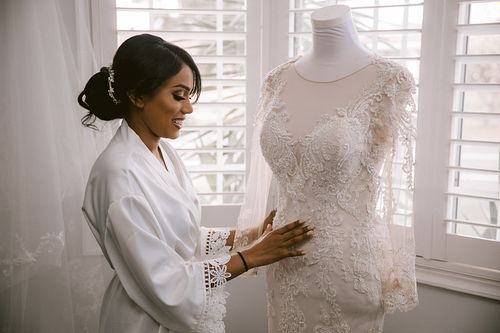 Bride Getting Ready