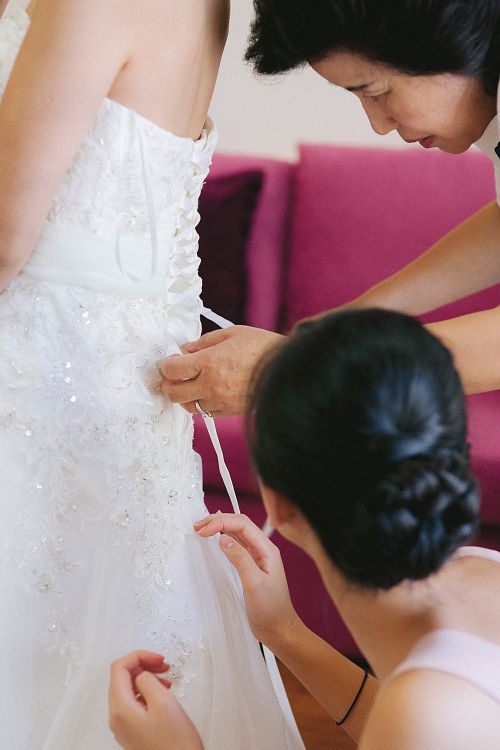 Bride Getting Ready